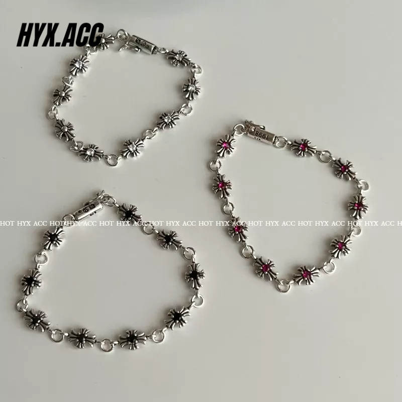 Vòng Tay HìNh Chữ ThậP ĐíNh Đá NhiềU MàU SắC