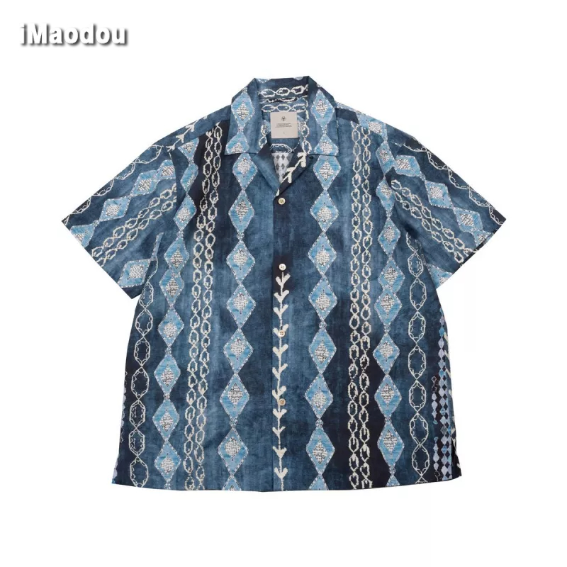 Áo Sơ Mi Mỏng Cao Cấp Tay Ngắn Phong Cách Đường Phố Thời Trang Mùa Hè Mới 2023 Cho Nam