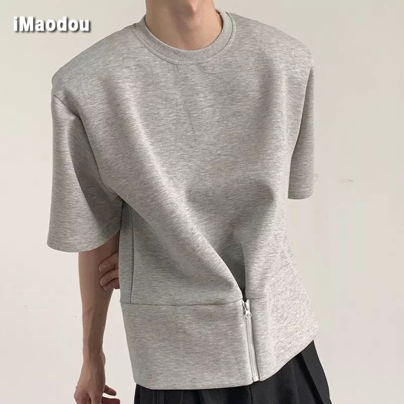 Áo Thun Nam Tay Ngắn Dáng Rộng Thời Trang Phong Cách Hàn Quốc