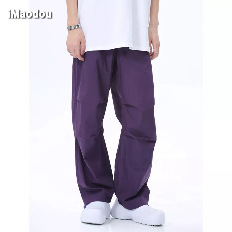 Quần Dài Ống Rộng Màu Sắc Thời Trang Mùa Hè Cho Nam Và Nữ