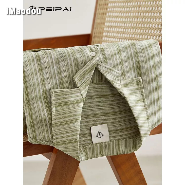 Áo Sơ Mi Nam Mỏng Dáng Rộng Tay Ngắn Phong Cách Retro Mùa Hè 2023