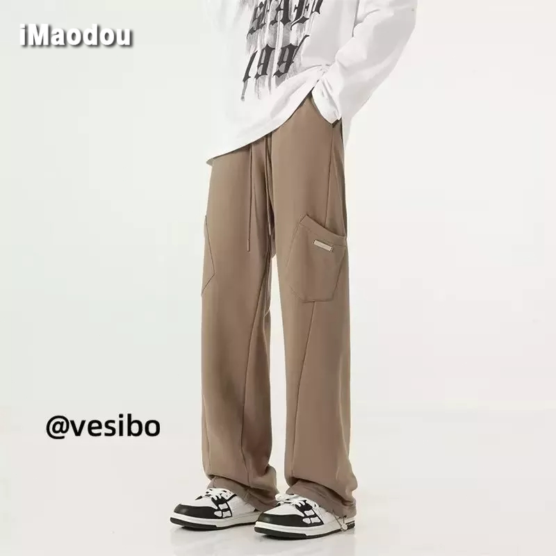 Quần Dài Dáng Rộng Lưng Cao Co Giãn Tốt Thời Trang Mùa Hè Cho Nam