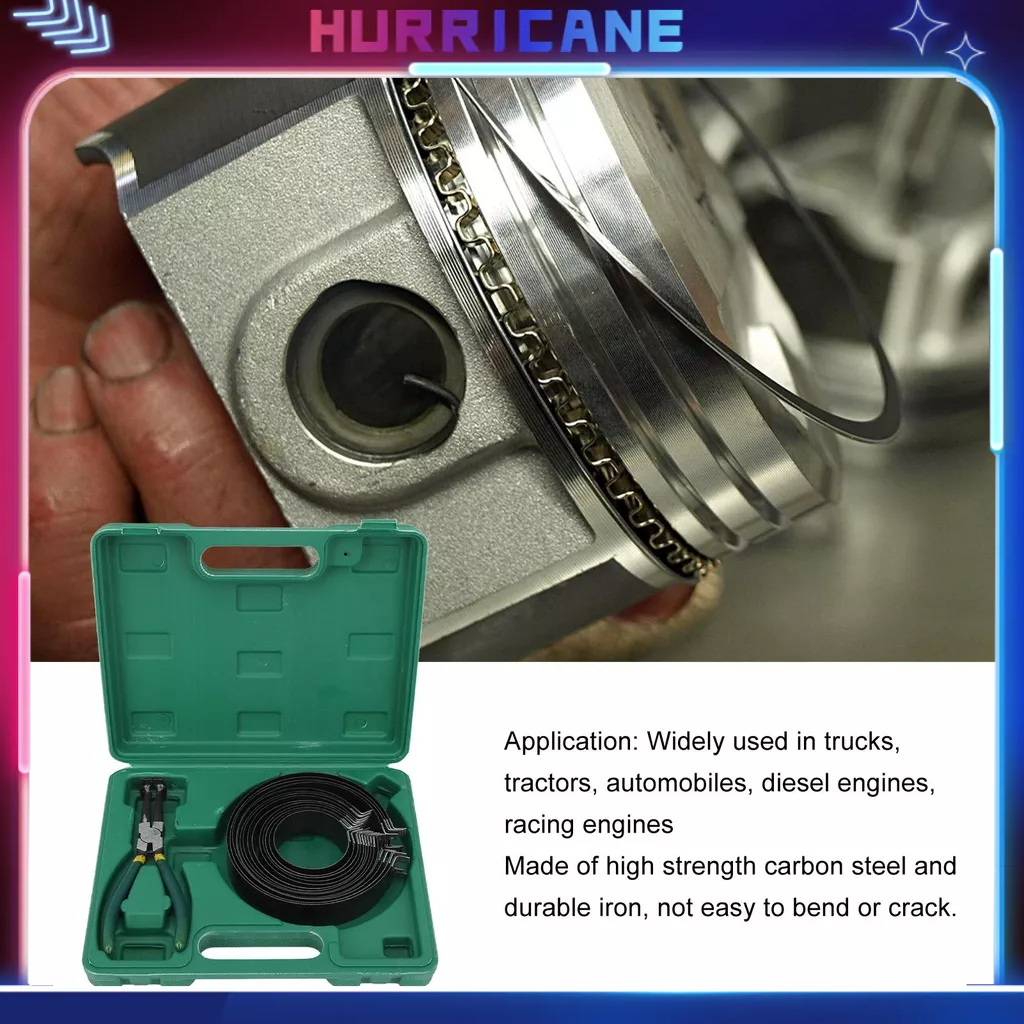 Hurricane Bộ máy nén vòng pít-tông kìm cài đặt đa năng chuyên nghiệp 14 công cụ ban nhạc cho ô tô xe tải
