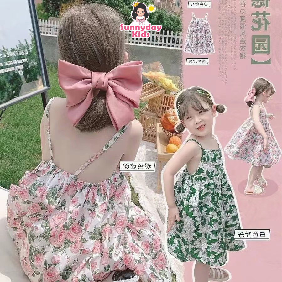 Cô gái ăn mặc, mùa hè Hàn Quốc thời trang in bãi biển váy