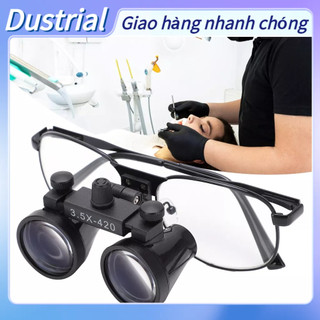 3.5‑420 Kính lúp phẫu thuật nha khoa 3.5X có khung kim loại cho bệnh viện Dustrial N.