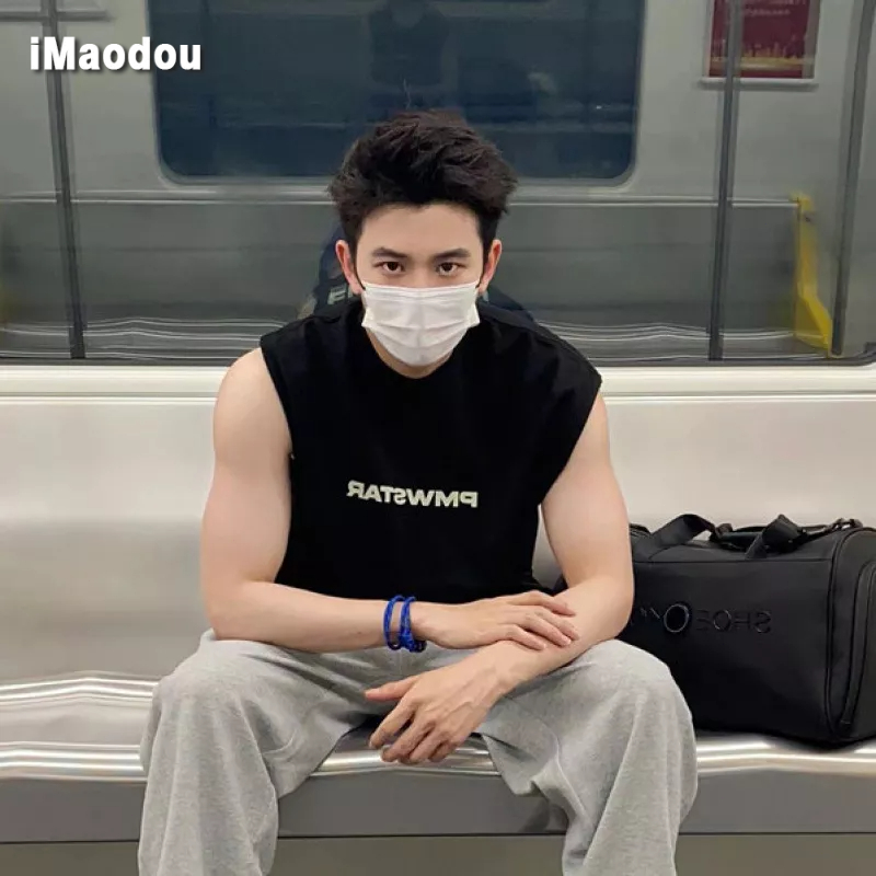 Áo Thun Thể Thao Sát Nách Dáng Rộng Thời Trang Mùa Hè 2023 Mới Cho Nam