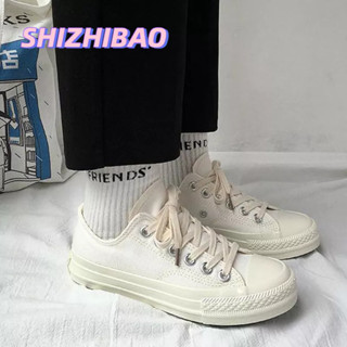 Giày Vải canvas Cổ Cao Thời Trang Phong Cách Hàn Quốc Cho Nữ