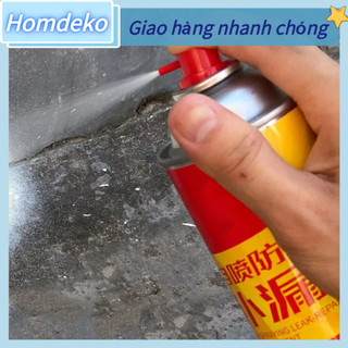 Caulk Spray Chống thấm chống rò rỉ Mái nhà Vết nứt Vật liệu sửa chữa Keo Polyetylen 1000ML Homdeko J.