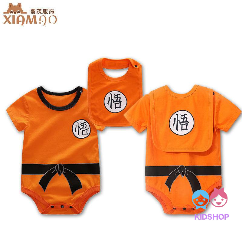 Áo Liền Quần Ngắn Tay In Hoạt Hình Đáng Yêu Cho Bé