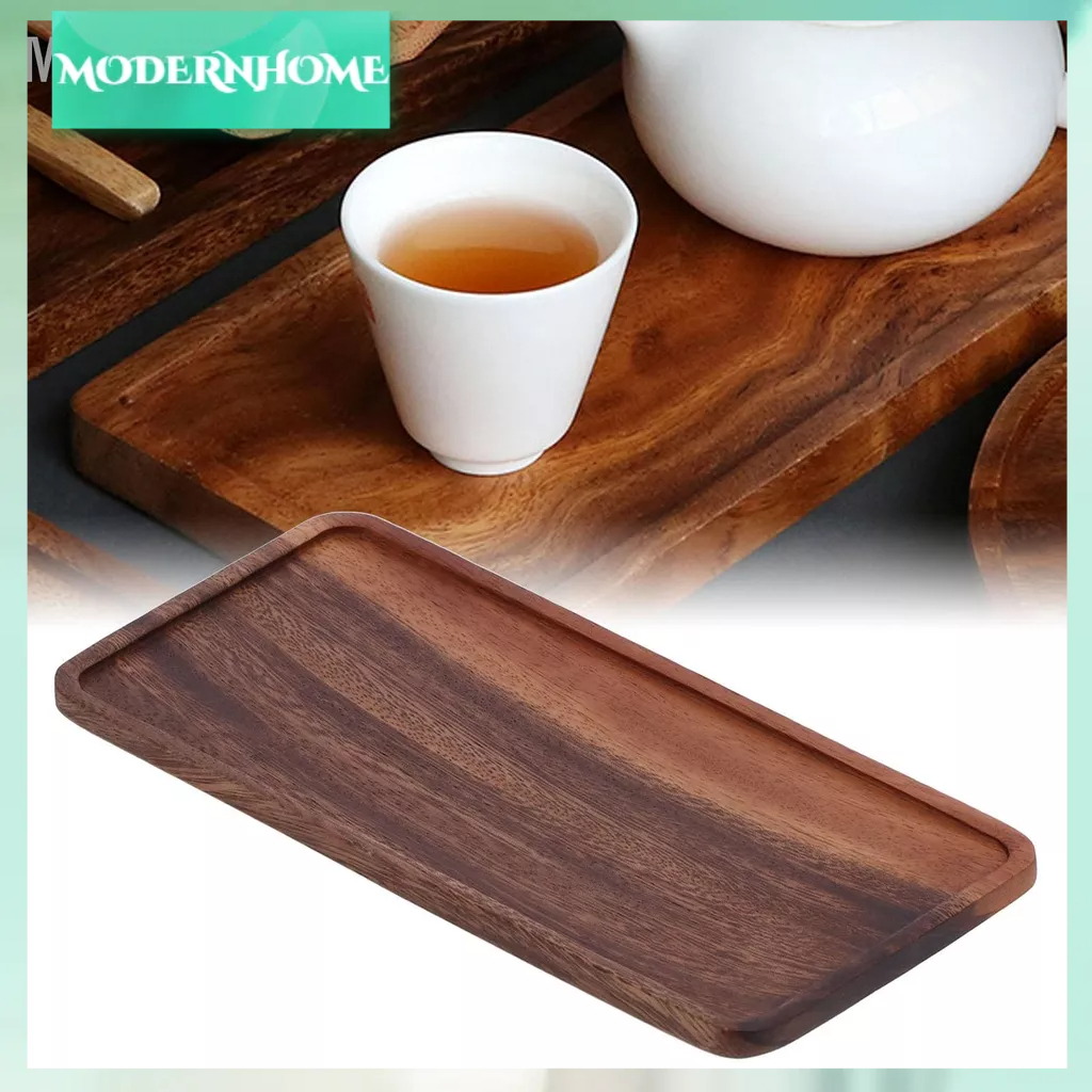 Khay Trà Bằng Gỗ Óc Chó Trong Suốt Phong Cách Trung Hoa