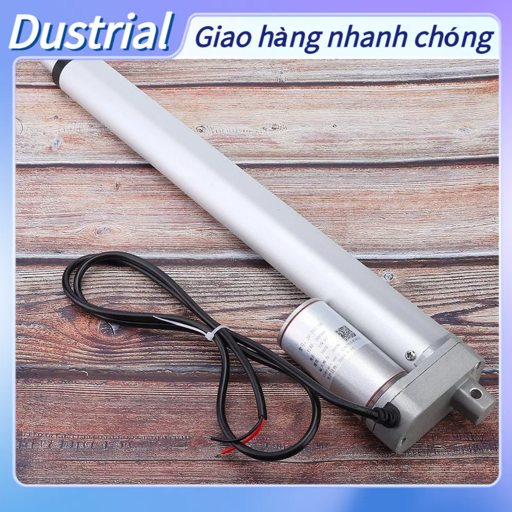 Thiết bị truyền động tuyến tính js tgz u1 động cơ điện dc 30mm s 300n 12vdc ip45 Dustrial L.