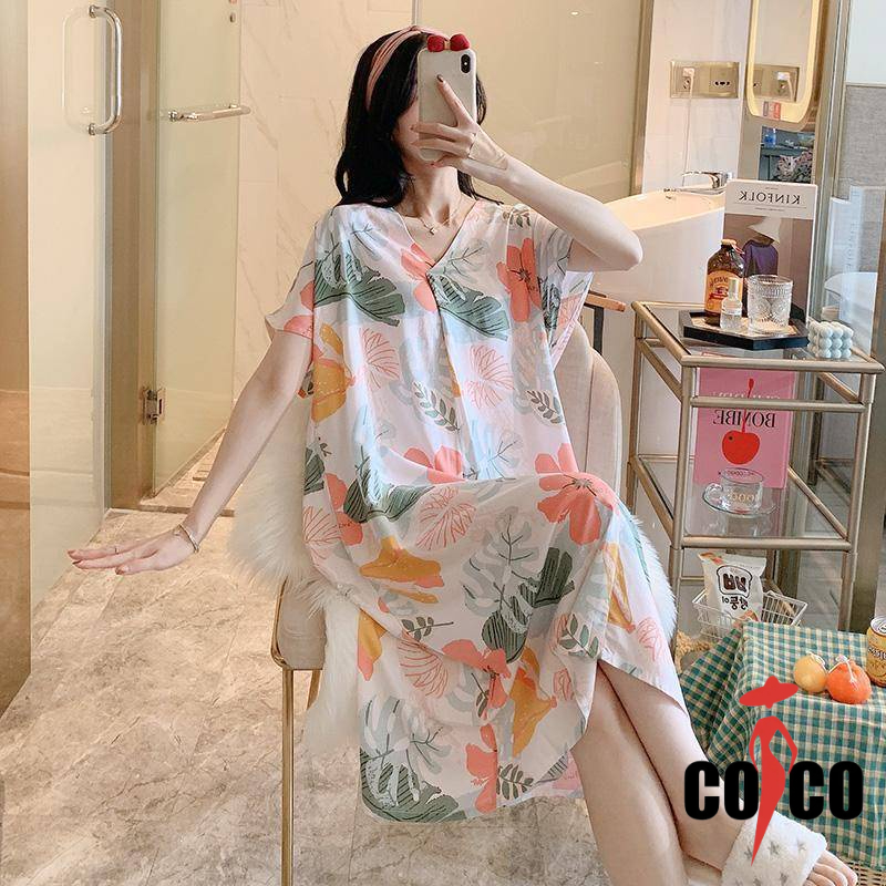 Đồ ngủ Lụa Cotton Dáng Rộng Phong Cách Nhật Bản Mới Cỡ 45-80KG