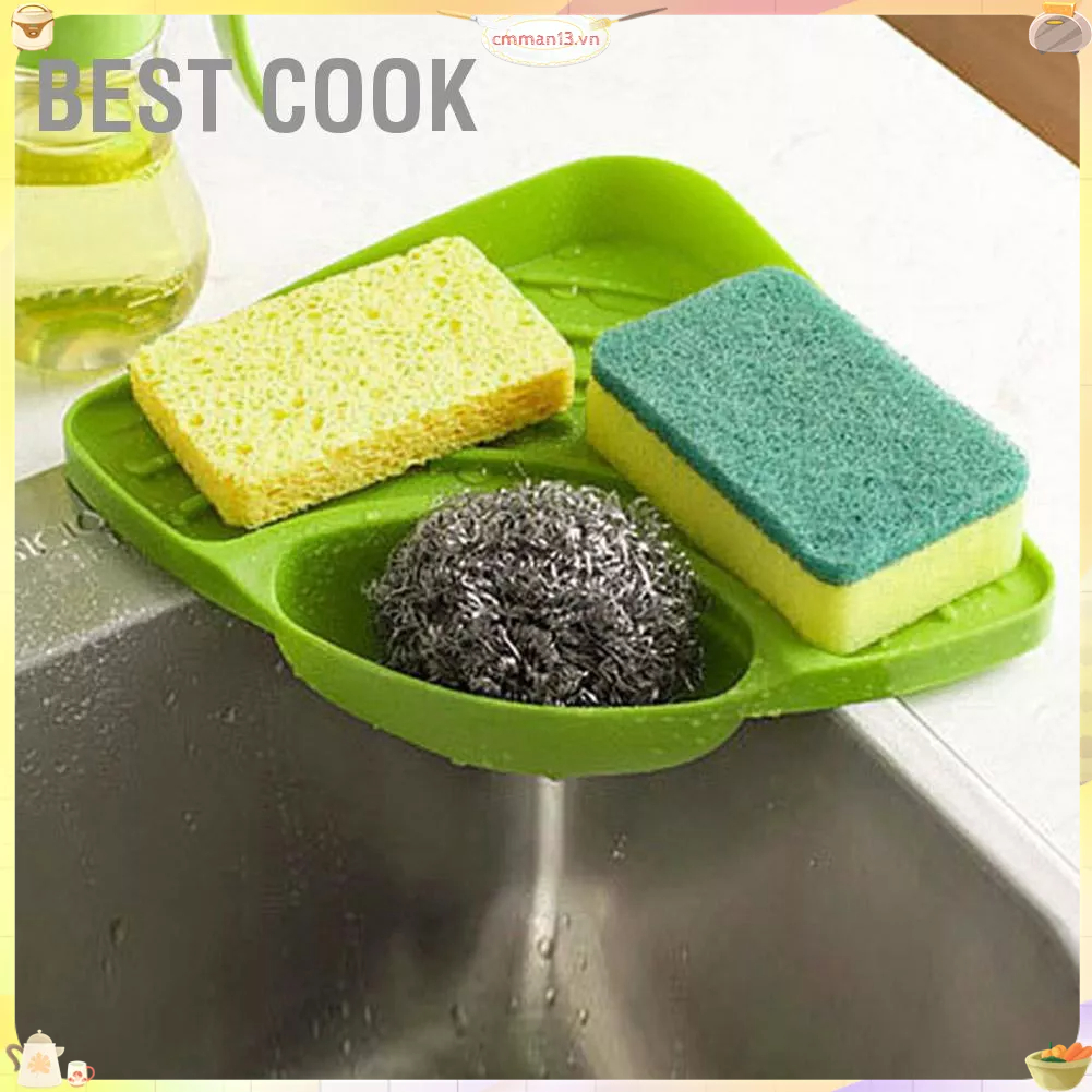 Best cook Phụ kiện giá đỡ góc thoát nước cho bồn rửa nhà bếp đa chức năng tổ lưu trữ