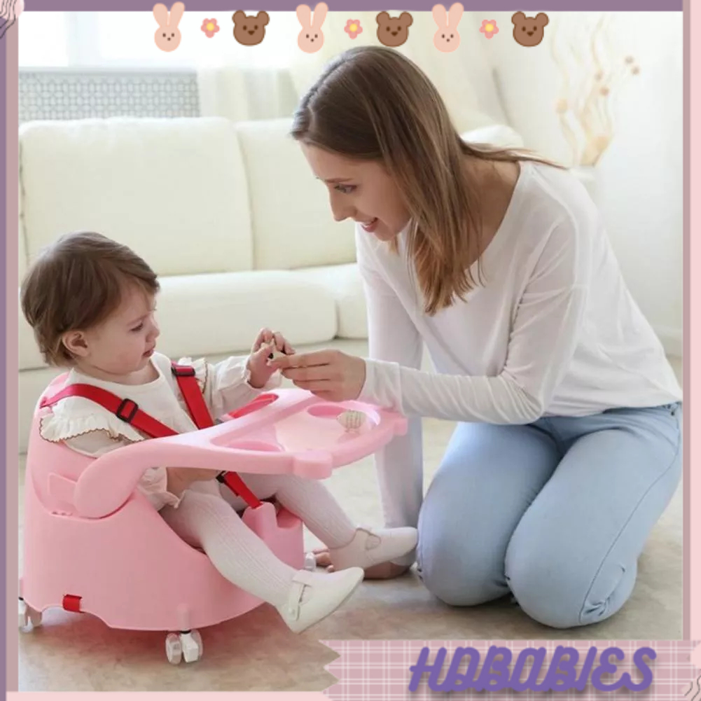 Ghế ăn dặm, Ghế Ăn Cho Bé Di Động, Dễ dàng điều chỉnh Baby&Toddler Dây an toàn Bàn ăn HDbabies
