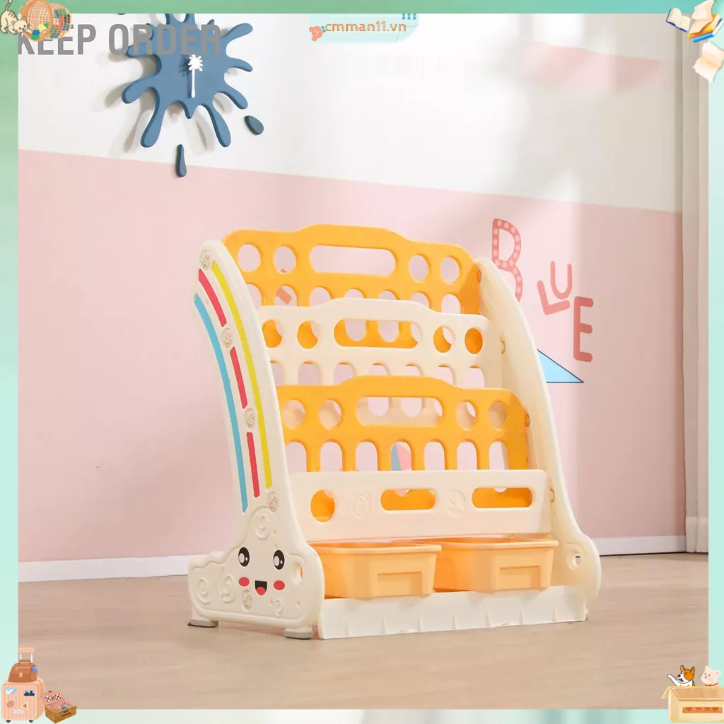 Keep order Giá Sách Trẻ Em Mẫu Giáo Hình Có Để Đồ Nhà Tầng Đơn Giản Đứng cmman11.vn