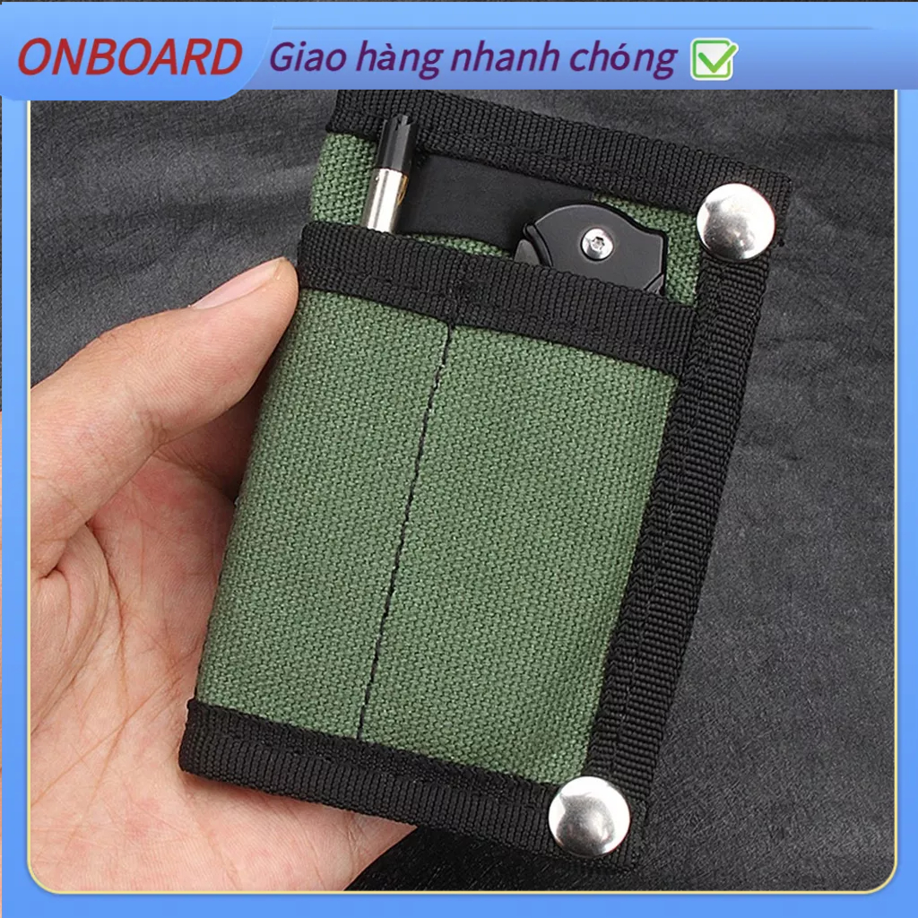 Túi xách tay EDC Trọng lượng nhẹ Nhỏ gọn Có thể gập lại Hộp đựng thẻ lưu trữ gàng để mang theo hàng ngày OnBoard
