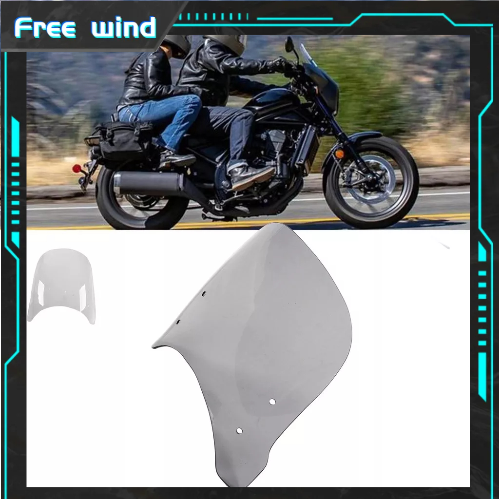 FreeWind Kính chắn gió phía trước xe máy Tăng cường lực thay thế bằng nhựa chịu cao cho Rebel 1100 DCT 2021‑2022