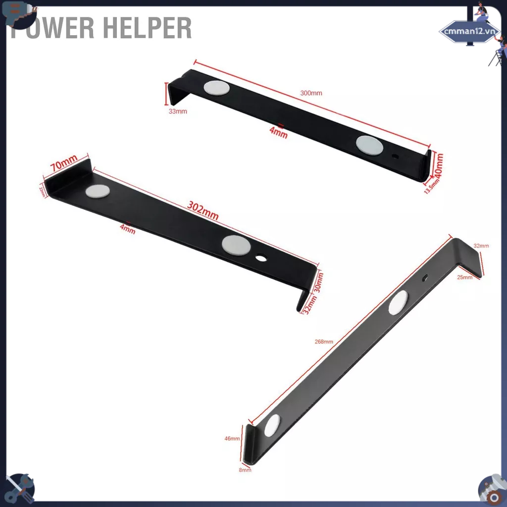 Power Helper Lắp đặt sàn Kéo lại móc Thép Mangan Sàn gỗ Thanh kéo cho Gia đình Sử dụng Chuyên nghiệp