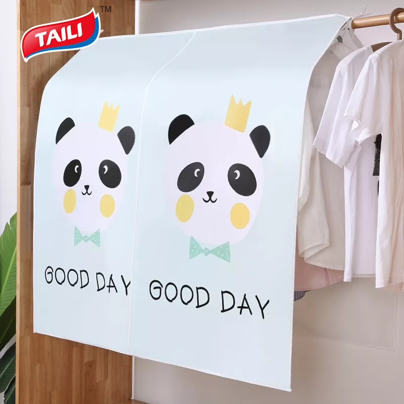 Túi Đựng Quần Áo Bằng PEVA Dày Ba Chiều Chống Bụi Chống Nước Trong Suốt