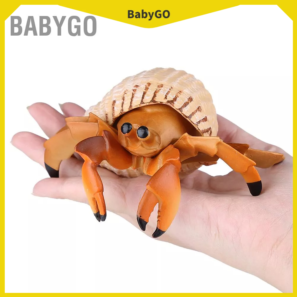 BabyGo 1 Cua Ẩn Sĩ Mô Hình Phỏng Đồ Chơi Thực Tế Động Vật Quà Tặng Giáo Dục Chống Đỡ Cho Trẻ Em
