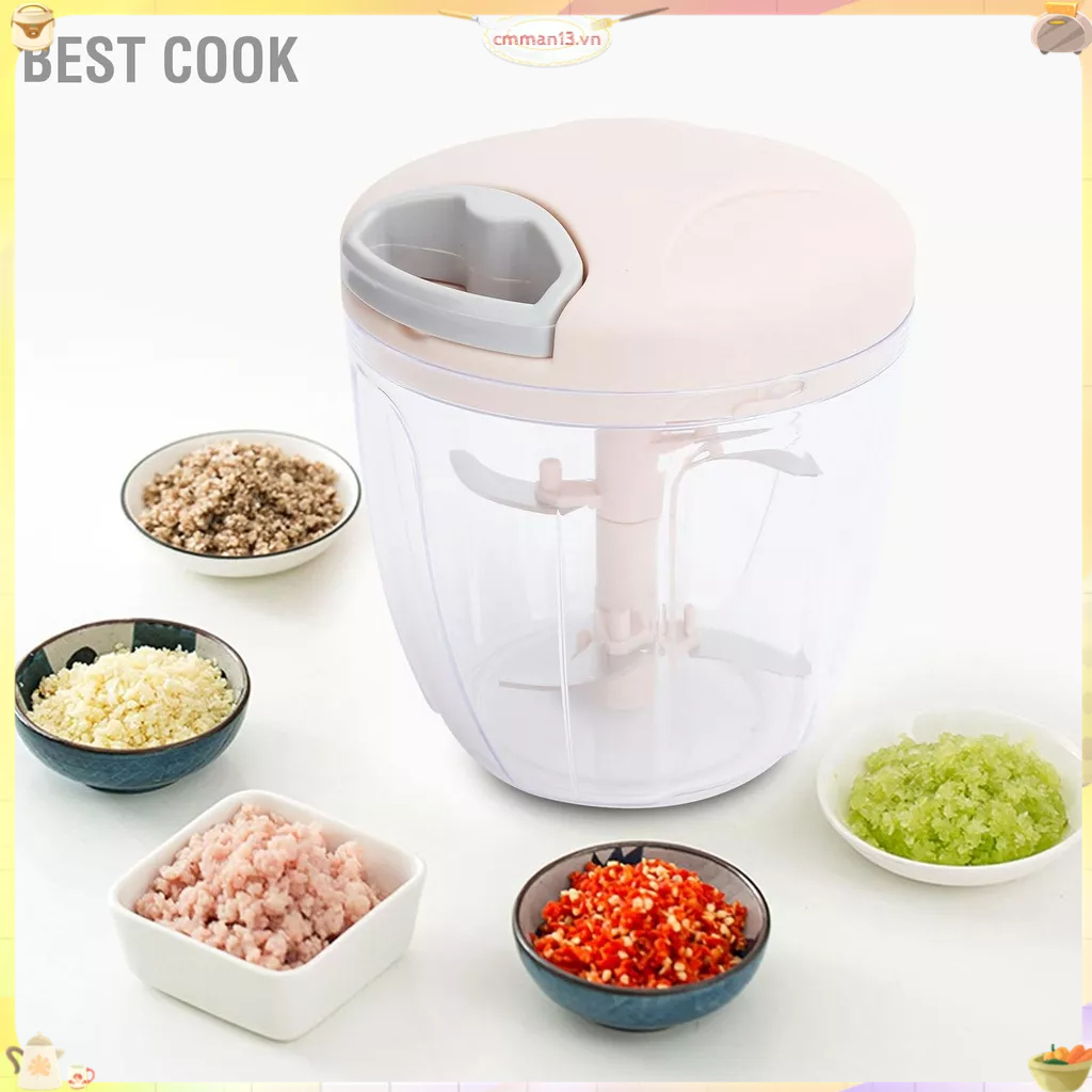 Best cook Dụng cụ cắt rau củ có dây rút Máy xay thịt trái cây bằng tay Phụ kiện nhà bếp cmman13.vn