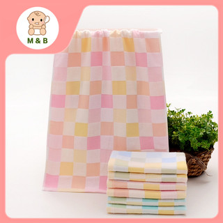  Khăn rửa mặt cho trẻ em M & B khăn nhỏ gạc hai lớp cotton 