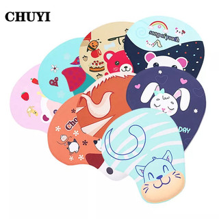 CHUYI Đệm Lót Chuột / Bàn Phím Máy Tính Bằng Silicon Họa Tiết Hoạt Hình 3D Dễ Thương Đơn Giản Chống Trượt Tiện Dụng