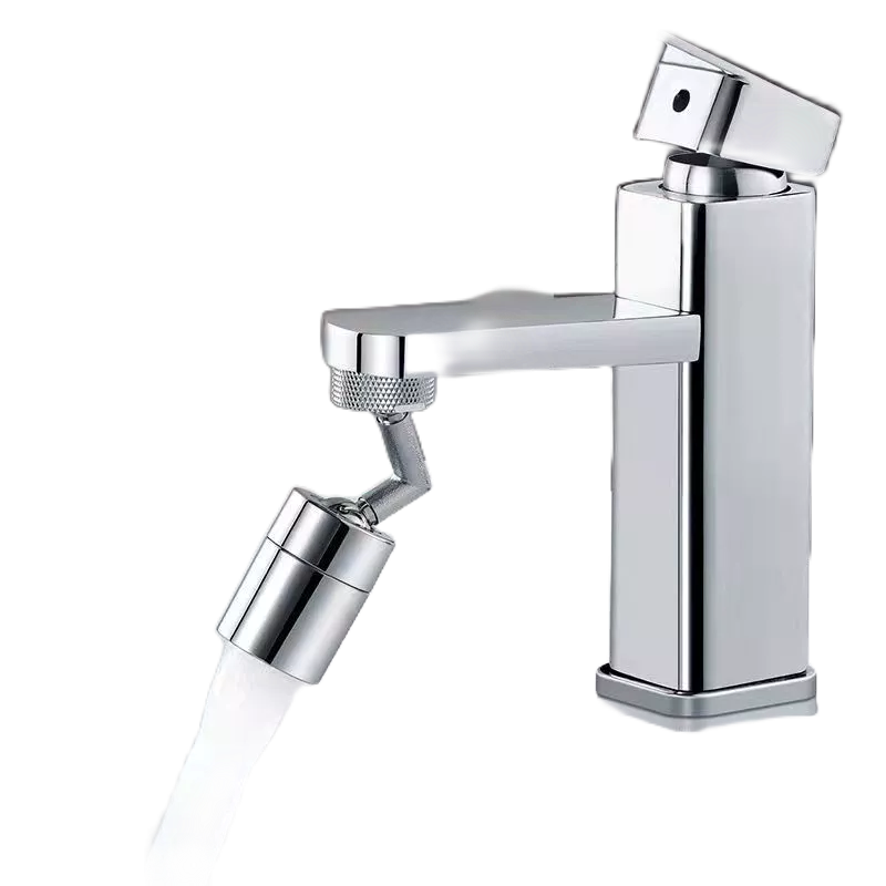 Vòi nước rửa mặt xoay 360 độ chống văng thiết kế mới thông dụng