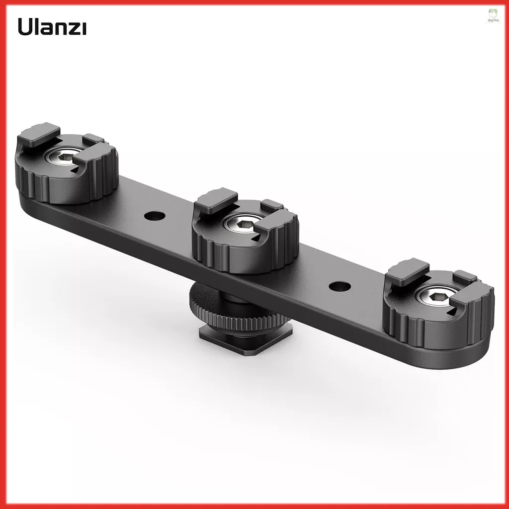 Giá Đỡ Mở Rộng 3 Ngàm Gắn Giày Lạnh PT-23 Kèm 3 Ngàm Gắn 180 Độ° Phụ Kiện Cho Mou NEW B1219 B1219 Có Thể Xoay Được
