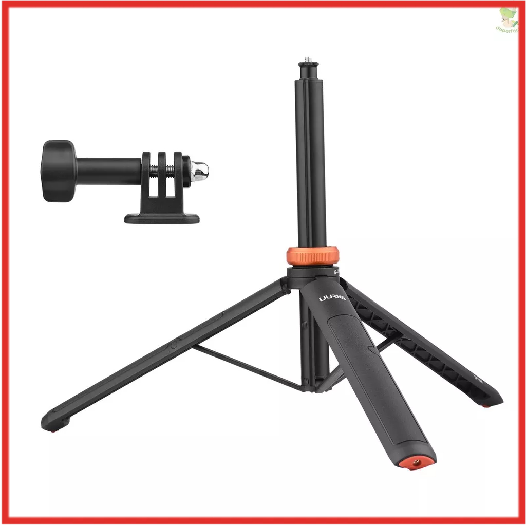 UURIG TP-03 Sports Camera Selfie Stick Tripod Stand Max. Length 122cm with 1/4 Inch Screw for Smartphone Action Camera V   Came-6.5