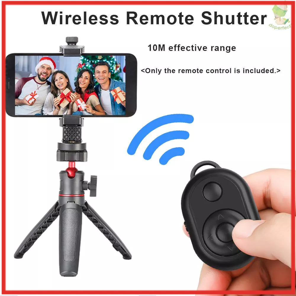 Mini Wireless Remote Control BT Remote Shutter Page Turner 10M Effective Range Compatible with iOS/ Android Smartphones    Came-6.5