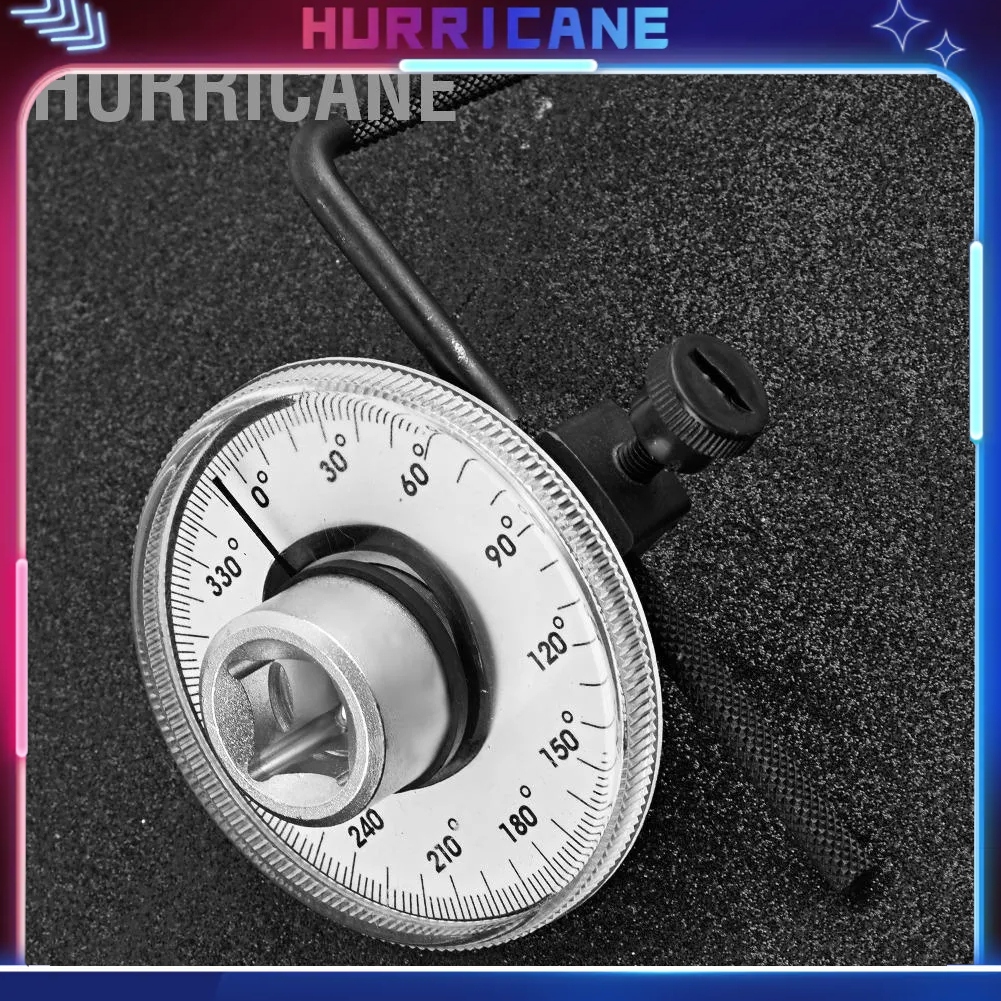 Hurricane 1/2inch Drive Torque Wrench Gauge Bộ công cụ đo góc xoay bánh cóc cho ô tô