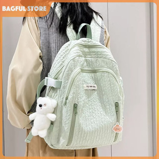 BAGFUL Ba lô cặp đi học nữ balo da đi học công suất lớn thời trang