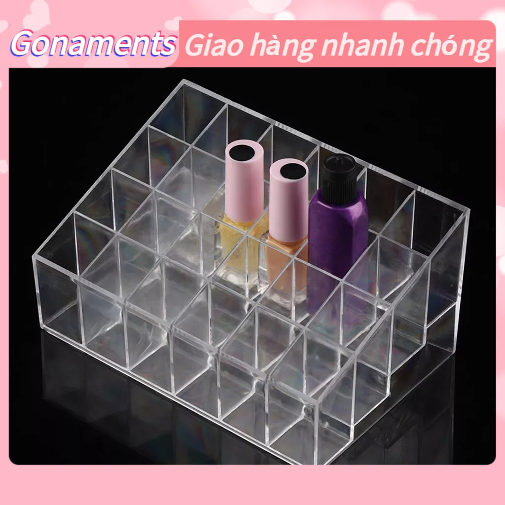 Khay, Kệ Để Son 24 Ô Tiện Dụng Gonaments F.