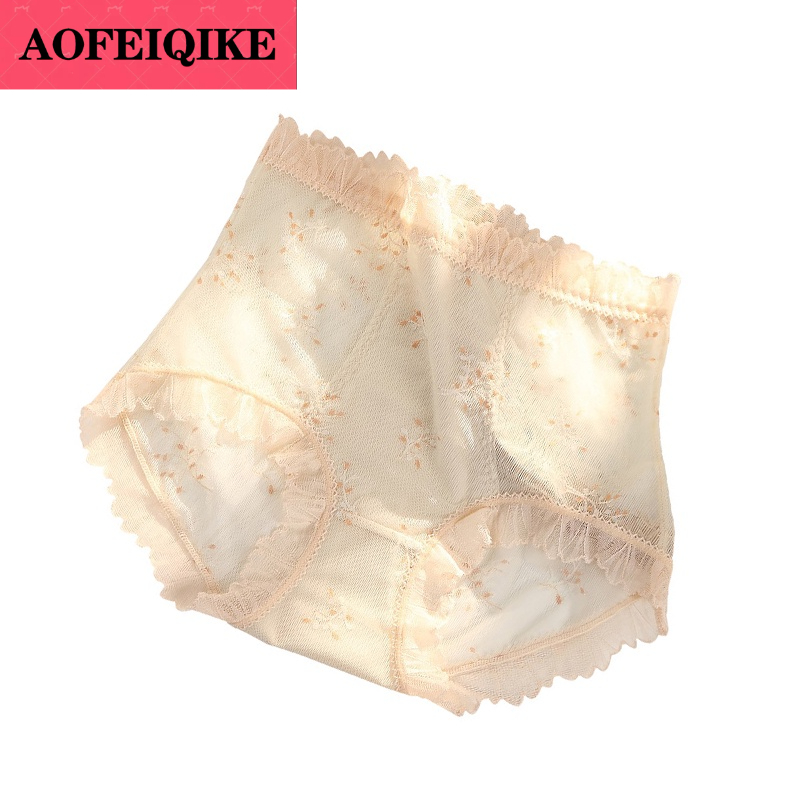 Quần lót định hình AOFEIQIKE không đường may cạp cao thoáng khí thoải mái cho nữ