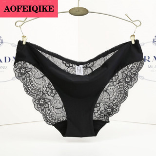 AOFEIQIKE Quần lót ren không đường may xuyên thấu thời trang quyến