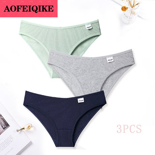 Bộ 3 quần lót AOFEIQIKE chất cotton nữ