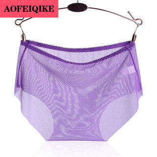 AOFEIQIKE Quần lót siêu mỏng xuyên thấu không lộ đường chỉ thoáng khí size L-XXXL cho nữ