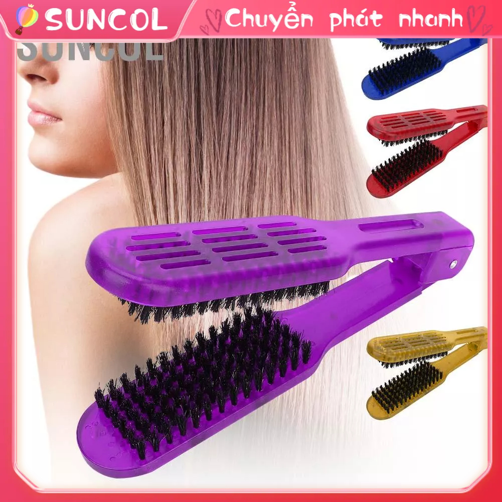 Máy Duỗi Tóc Ván ép Lược Chống Tĩnh Điện Công Cụ Làm SUNCOL