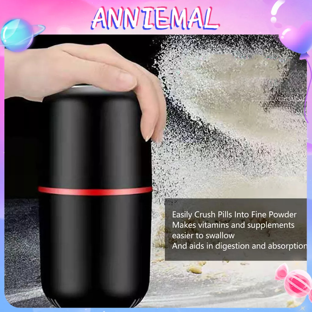 ANNIEMAL Máy xay thuốc điện Bột mịn nghiền viên nhỏ bằng thép không gỉ cho hạt cà phê Hạt gia vị