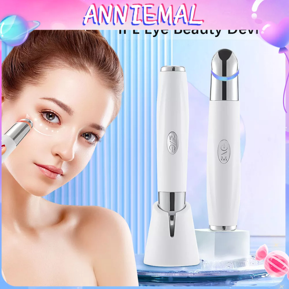Điện Làm Nóng Mắt Môi Massage Cây Đũa Phép Rung Loại Bỏ Nếp Nhăn Nâng Cơ Mặt Máy Mát Xa Bút