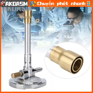 AKOASM Gas Light Bunsen Burner Oil Phòng thí nghiệm Phụ kiện sưởi ấm với Bộ ổn định ngọn lửa