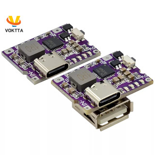 Mô Đun Tăng Áp VOKTTA Type-C USB 5V 3.1A IP5310 Có Công Tắc Đèn LED Cho Điện Thoại Di Động