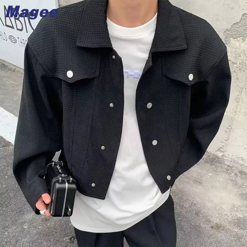 Áo Khoác Nam Kiểu Dáng retro Thời Trang Phong Cách Hàn Quốc