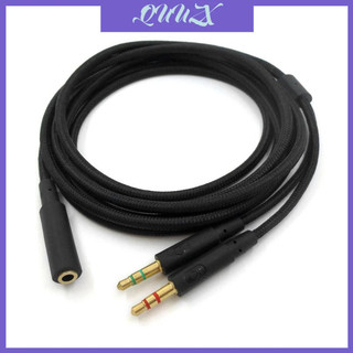 Cáp nối dài tai nghe 2 trong 1 thay thế cho HyperX Cloud II/Alpha-/Cloud Flight