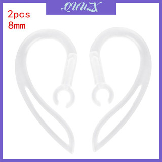 Tai Nghe Bluetooth Dạng Móc Vành Tai Bằng Silicon Mềm Trong Suốt 8mm