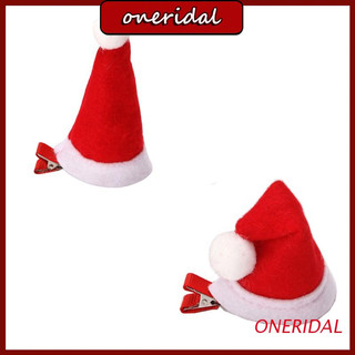 Kẹp tóc hình mũ ông già Noel dễ thương