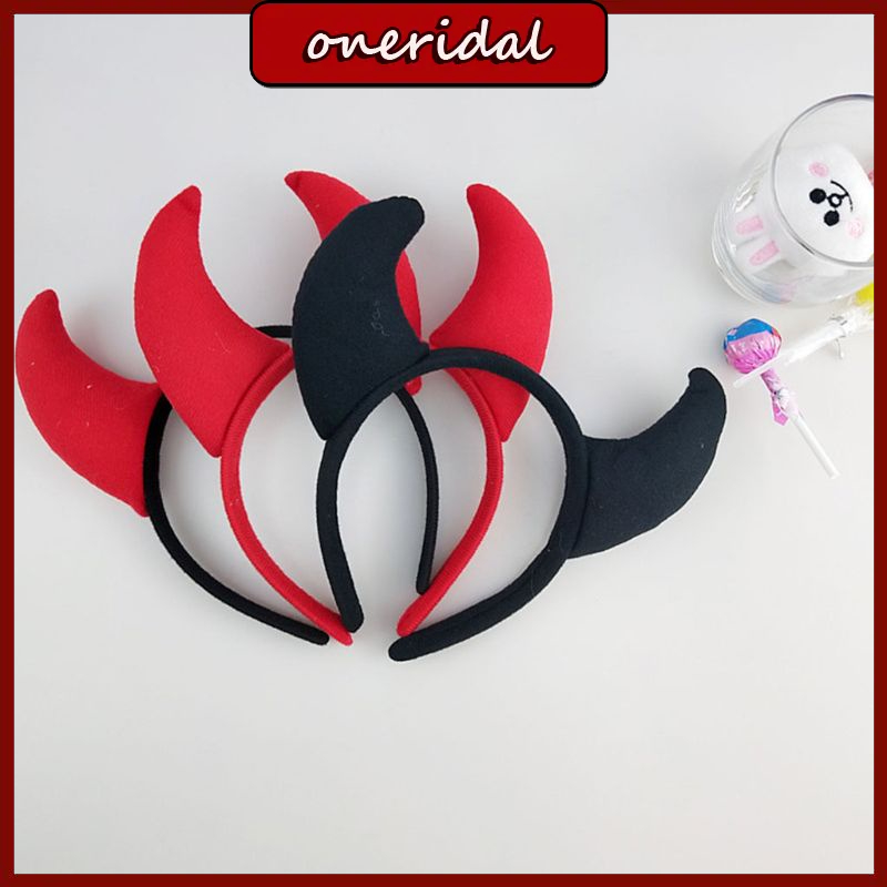Băng Đô Cài Tóc Hình Tai Quỷ Vui Nhộn Cho Tiệc Halloween