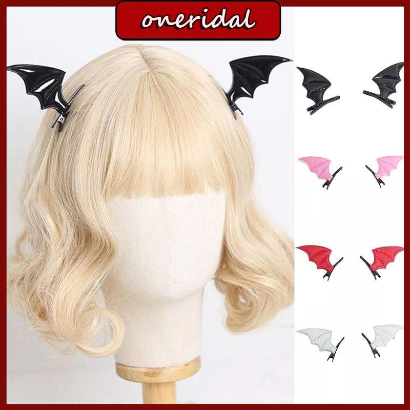 Kẹp Tóc Hình Cánh Dơi Chống Trượt Hóa Trang Halloween Cho Nữ