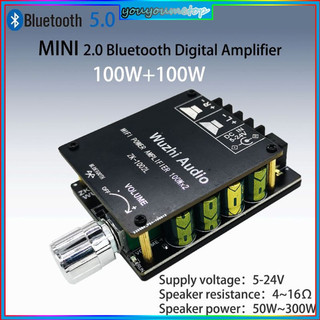 Bảng mạch khuếch đại âm thanh mini bluetooth 5.0 ZK-1002L 100W